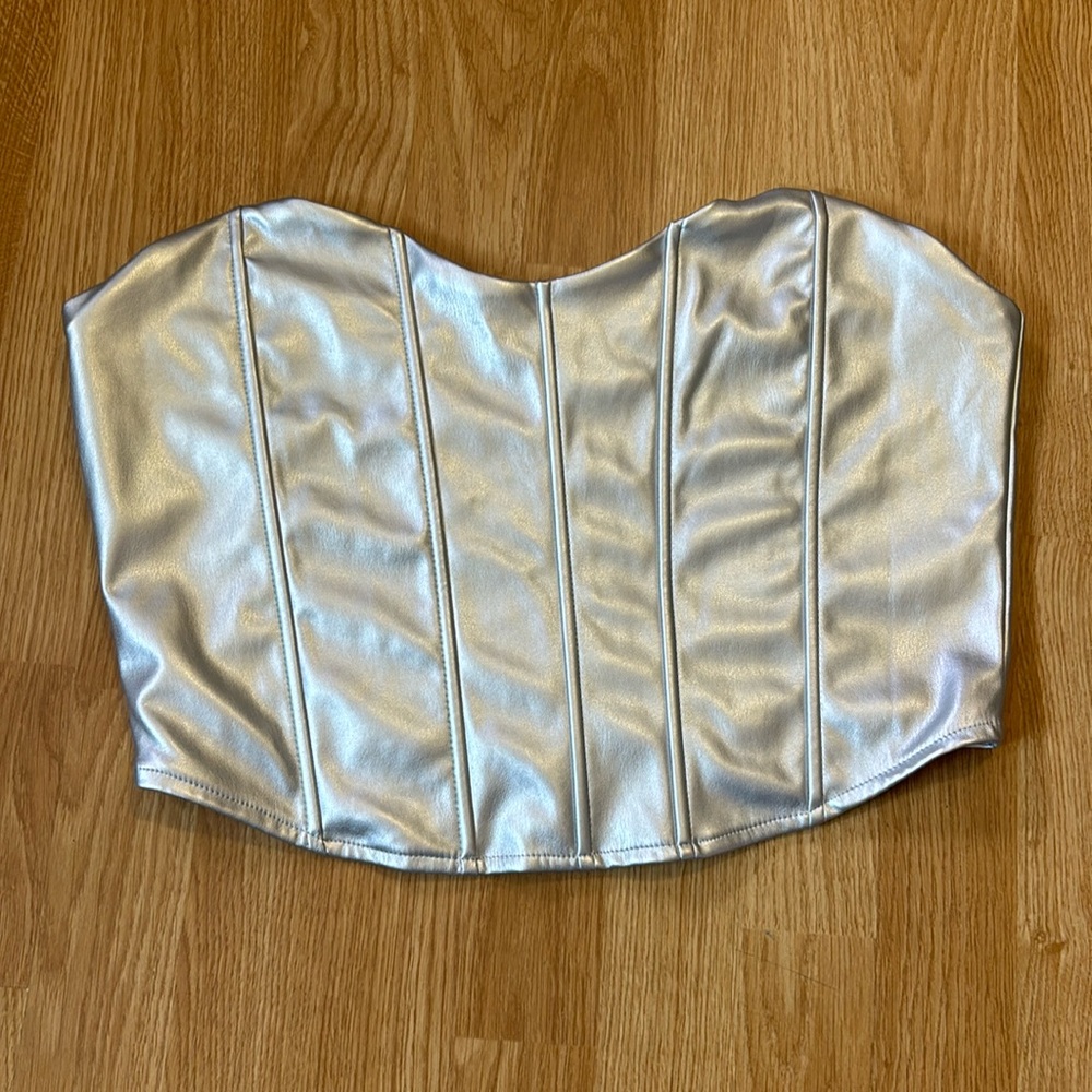 Metallic Corset top